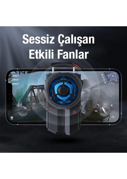 Memo Dl-A5 Cep Telefonu Soğutma Fanı Gamer Oyuncu Radyatör SOĞUTUCU-(5775) - T956G708-Z93956 modelleri