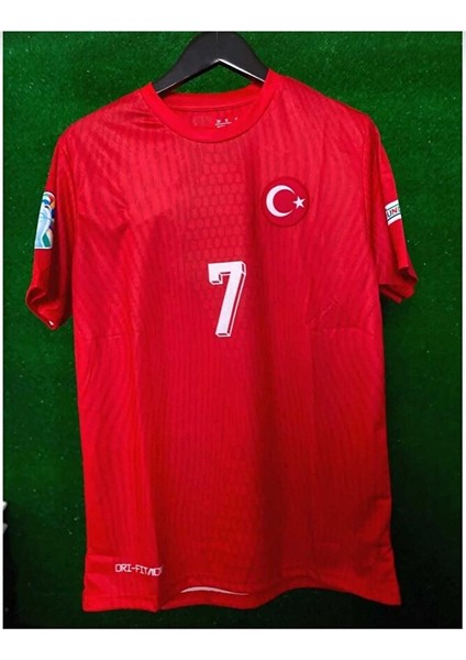 Türkiye Euro 2024 Kerem Aktürkoğlu Yetişkin Forması (Kırmızı) modelleri