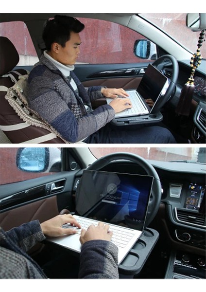 Ally Portatif Araç Direksiyon Içecek Tutucu Bilgisayar MASASI-(5775) - T865G816-Z64865 fırsatları
