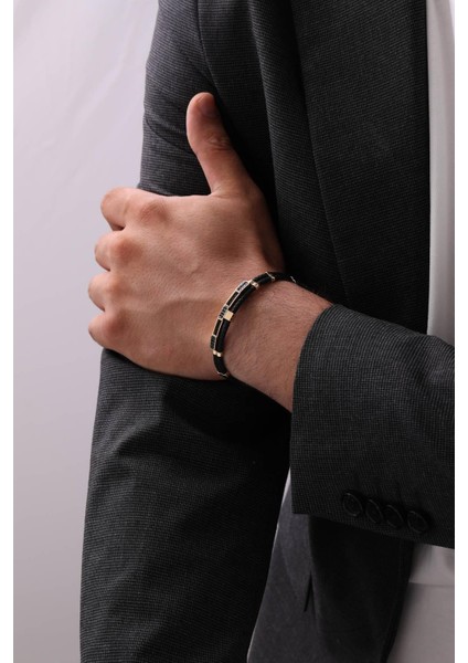 14 Ayar Plaka Altın Erkek Bileklik modelleri