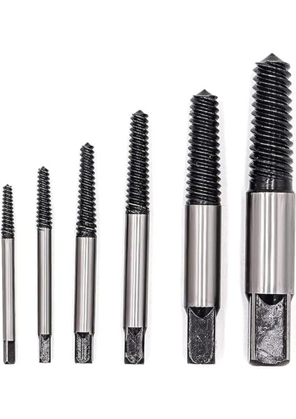 6&apos;lı Profesyonel Vida Çıkarma Seti Kırık Civata Kılavuz Çıkarıcı Hasarlı Dönmeyen Sıkışmış Kırılmış Paslı Vida Sökme Aparatı Taşıma Kutulu fiyatları