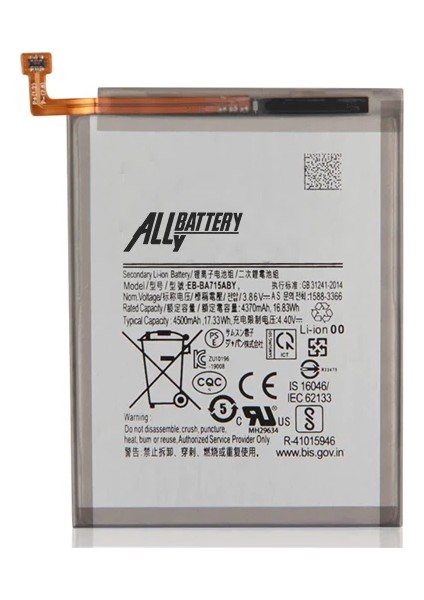 Ally Sm Galaxy A71 SM-A715F Batarya Pil EB-BA715ABY-(5775) - T978G536-Z63978