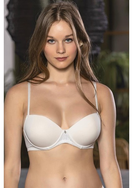 Arkası Çaprazlı Sütyen Ekru (BRF11180)