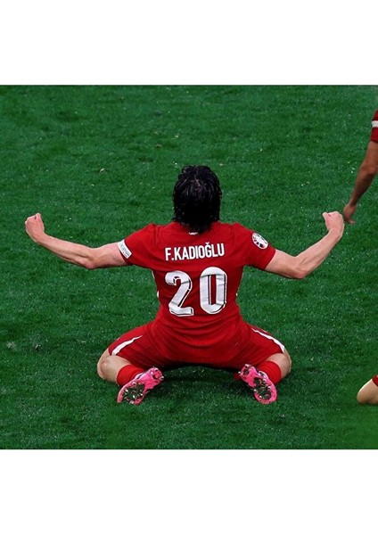 Türkiye Milli Takımı Euro 2024 F.e.r.d.i K.a.d.ı.o.ğ.l.u Deplasman Forması (Red)