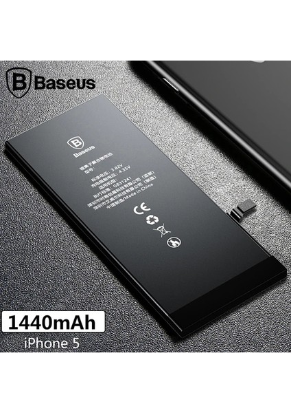 Baseus Orjinal Iphone 5 1440 Mah Pil BATARYA-(5775) - T899G752-Z29899