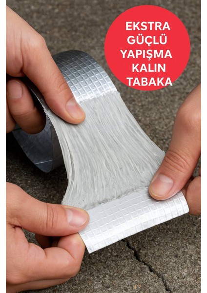 Su Geçirmez Isıya Dayanıklı Alüminyum Onarım Bandı 5cm x 5m – Güçlü Yapışkanlı Sızdırmaz Tamir Bandı modelleri