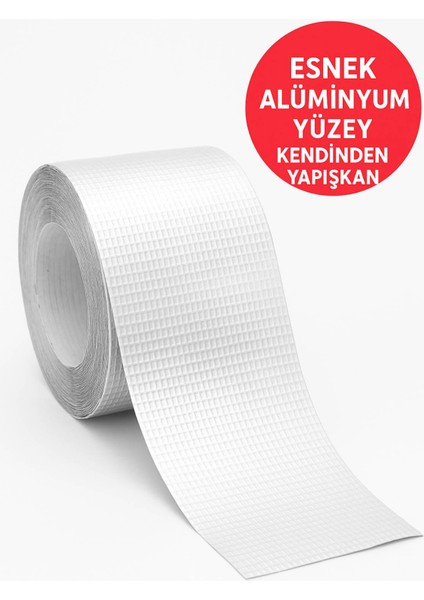 Su Geçirmez Isıya Dayanıklı Alüminyum Onarım Bandı 5cm x 5m – Güçlü Yapışkanlı Sızdırmaz Tamir Bandı indirimleri