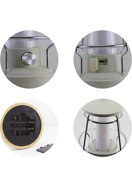Pt-Fsm USB Şarjlı Kamp Lambası | Retro Tasarım Dimmerli LED Işık modelleri