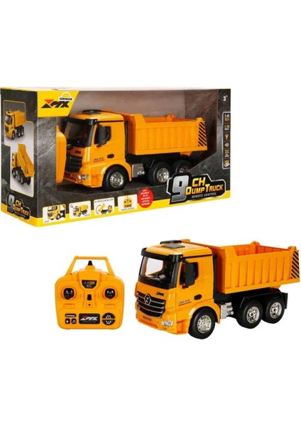 Bfs 5083 Sun-Rst-Rc Iş Makinesi 1 18 Damperli Kamyon Ff Işıklı 9ch 3 7V USB 2 4ghz