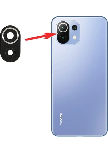 Xiaomi Mi 11 Lite Kamera Lens CAMI-(5775) - T157G866-Z89157 indirimleri