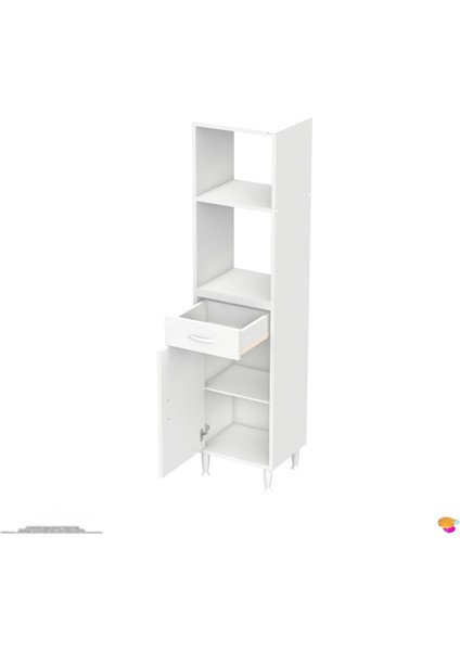 Alp Mutfak Fırın Dolabı Çekmeceli 35 cm Mini/midi Mikrodalga Mutfak Dolabı 35X163,4X32.5 cm