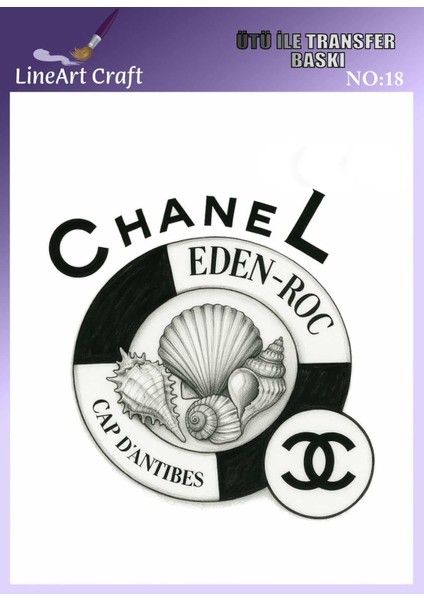 Marka Desen N: 18 Kumaş Transfer Kağıdı 20*20