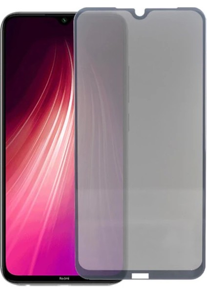 Xiaomi Redmi Note 8 3D Full Privacy Gizlilik Tempered Cam Ekran KORUYUCU-(5775) - T710G253-Z89710