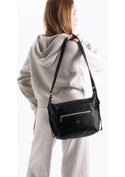 Kadın 4 Bölmeli Suni Yumuşak Deri Omuz ve Sırt Çantası 1436 fiyatları