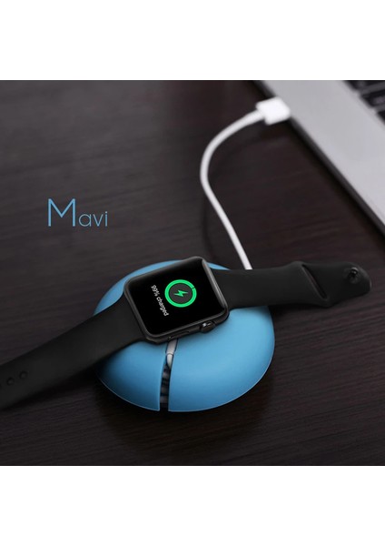 Ally Apple Watch Için 42MM38MM 44MMPORTATIF Silikon Şarj STANDI-(5775) - T807G810-Z67807