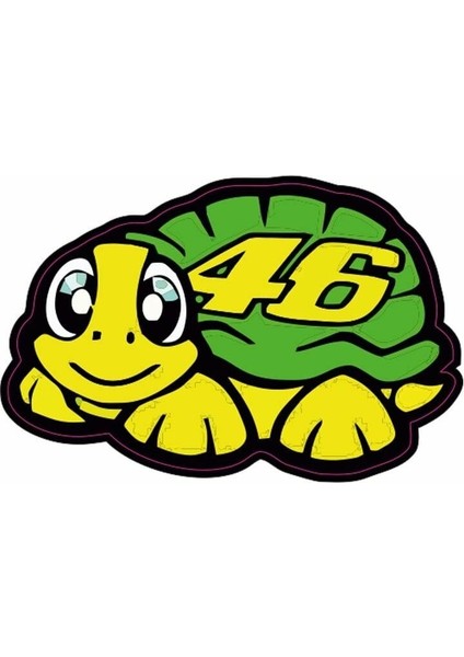 46 Motor Özel ve Oto Sticker Kabartmalı 6x9 cm A+Kalite