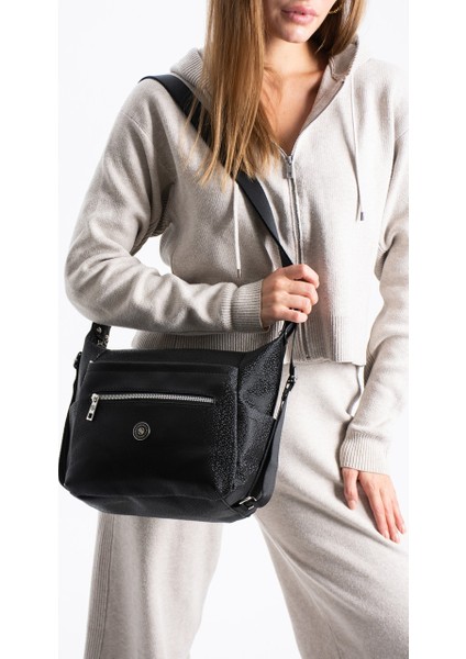 Kadın 4 Bölmeli Suni Yumuşak Deri Omuz ve Sırt Çantası 1436