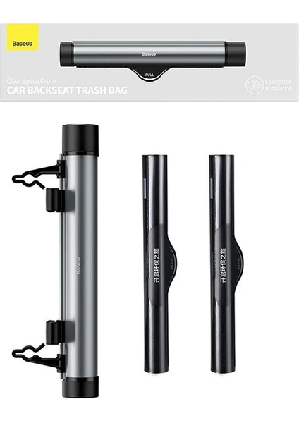 Baseus Clean Garbage Araç Arka Koltuk Için Çöp Torbası + 40 Adet TORBA-(5775) - T737G686-Z0773 indirimleri
