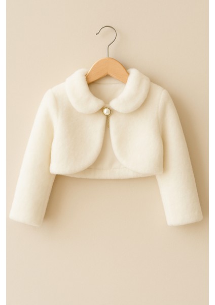 Kız Çocuk Tokalı Düz Bolero fiyatları