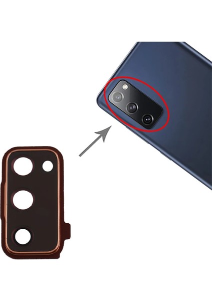 Sm Galaxy S20 Fe G780 Metal Çerçeveli Kamera Lens Full SET-(5775) - T658G893-Z95658 fırsatları