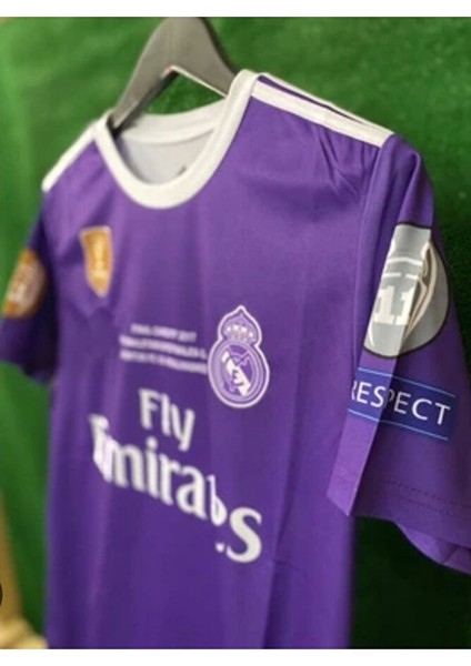 R.madridd Cardiff 2017 Şampiyonlar Ligi Finali Sergio Ramos Nostalji Forması (Kısa) fırsatları