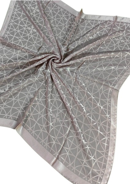 Mısırlı Eşarpları Devore Geometrik Desenli Eşarp modelleri