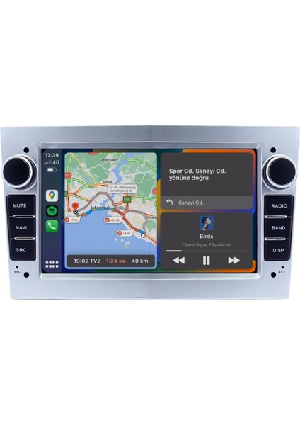 Opel Astra H (2004-2012) Android 14 Carplay Navigasyon Multimedya - 4gb Ram 64GB Hdd-Silver - CLLG24061 fırsatları