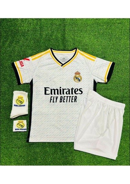 R.e.a.l M.a.d.r.i.d 2023-24 Sezon A.r.d.a G.ü.l.e.r Iç Saha Çocuk Forması 4'lü Set (Armalı) fiyatları