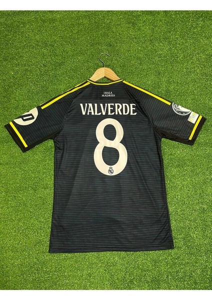 Real Madrid 2025/26 Sezonu Valverde Deplasman Forması (Gri)