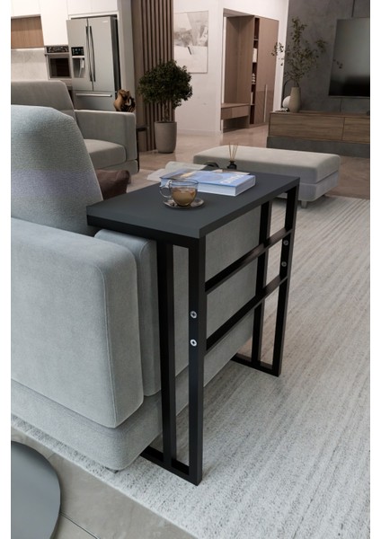 Yan Sehpa, Koltuk Yanı Sehpa, Servis Sehpası,laptop Sehpası, Zigon Sehpa,çok Amaçlı Sehpa