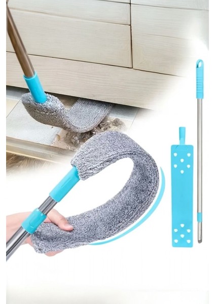 Bükülebilir ve Yıkanabilir Mikrofiber Esnek Toz Alma Aparatı , Dip Köşe Temizlik