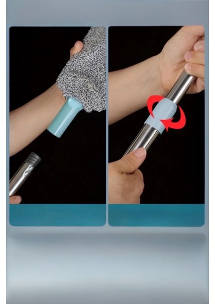 Bükülebilir ve Yıkanabilir Mikrofiber Esnek Toz Alma Aparatı , Dip Köşe Temizlik indirimleri