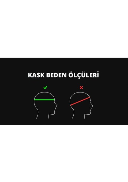 Bunny Full Face Tam Korumalı Kask (51-52CM) Kırmızı - Beyaz modelleri