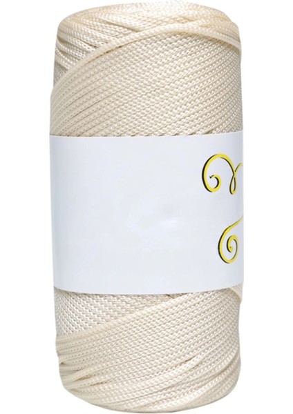 Makrome Ipi 3mm Polyester Ekru
