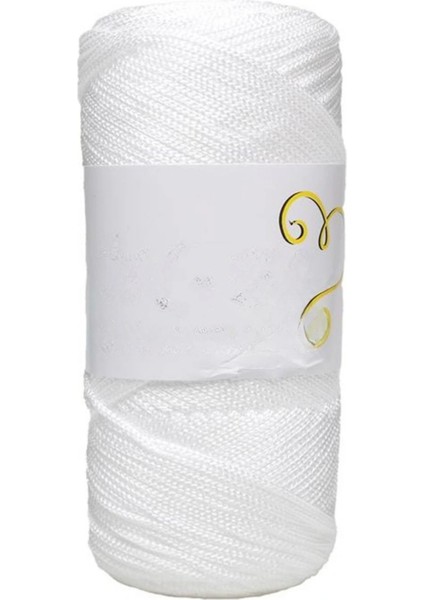 Makrome Ipi 3mm Polyester Beyaz