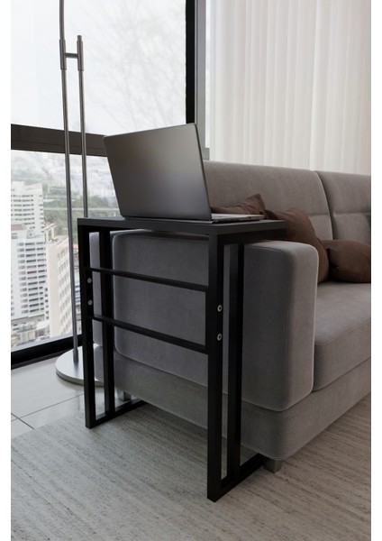 Metal Ayaklı Laptop Sehpası Kahvaltı Masası Çalışma Sehpası Çok Amaçlı Salon ve Ofis Kullanımı fiyatları