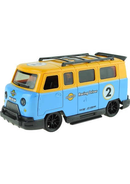 Minibüs Oyuncak Işıklı Sesli Duman Çıkaran Sürtmeli Minibüs