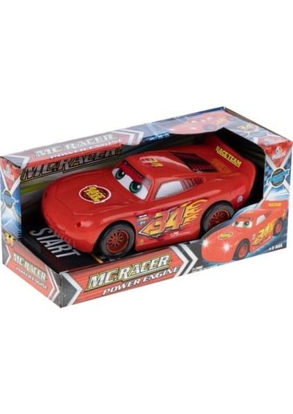 Sürtmeli Plastik Şimşek Yarış Arabası