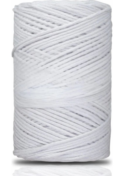 Pamuk Makrome 2 mm Beyaz