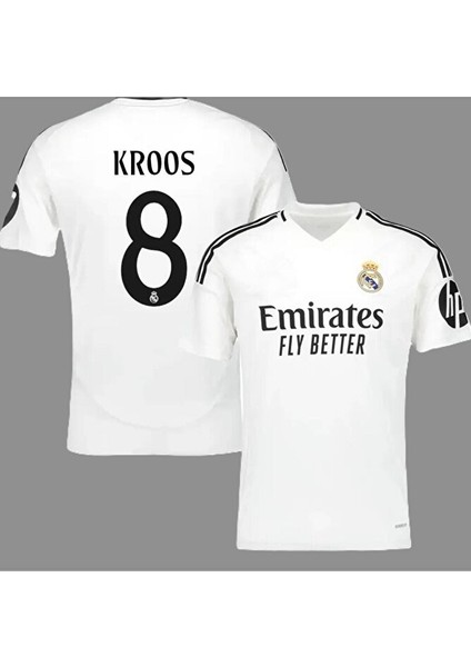 Toni Kroos 2024-25 Yeni Sezonu Real Madrid Yetişkin Iç Saha Forması