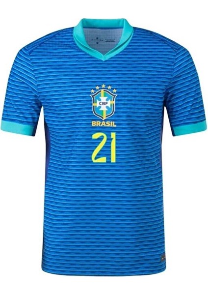 Brezilya 2024/25 Endrick Felipe Iç Saha Forması (Autentic Kit)