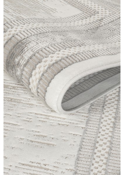 Modern Dokuma Halı Bej Yumuşak Dokulu Premium Salon Oturma Odası Yolluk Mutfak Halısı