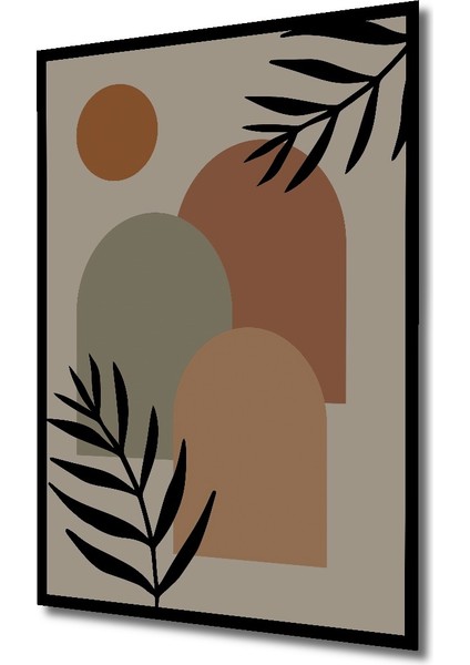 Çerçeve Görünümlü Modern Minimalist Soyut Ahşap Mdf Dekoratif Tablo Dikdörtgen Tablo fiyatları