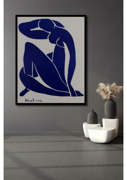 Çerçeve Görünümlü Matisse Soyut Figüratif Ahşap Mdf Dekoratif Tablo Dikdörtgen Tablo