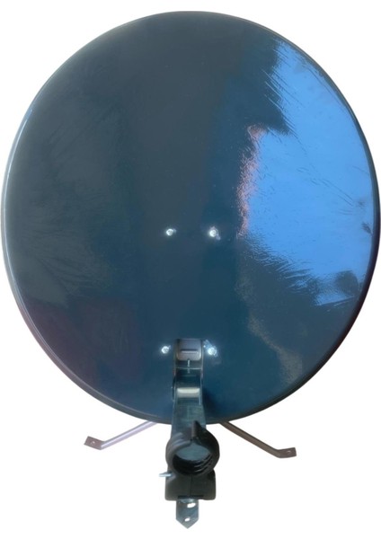 Kalın Saclı Siyah 80 cm Uydu Çanak Anteni