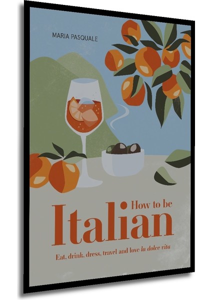 Çerçeve Görünümlü Italyan Ruhunu Yansıtan Dekoratif Ahşap Mdf Tablo Dikdörtgen Tablo modelleri