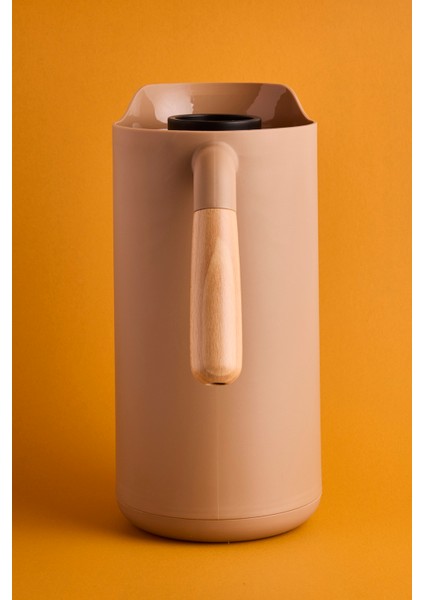 Lotus Nordic Bambu Saplı Cam Vakumlu Termos 1000 ml Kahverengi modelleri