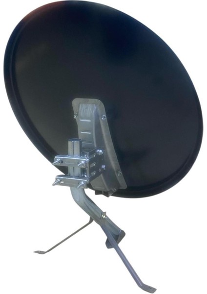 Kalın Saclı Siyah 70 cm Uydu Çanak Anteni