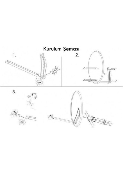 Kalın Saclı Siyah 70 cm Uydu Çanak Anteni indirimleri