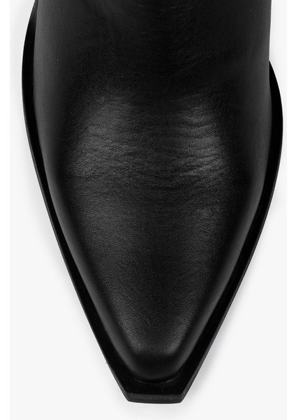 Kadın Kael Siyah Hakiki Deri Kovboy Bot fırsatları